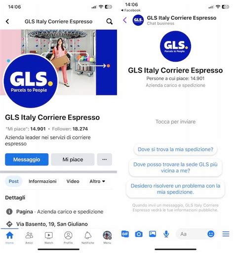 come parlare con operatore gls.